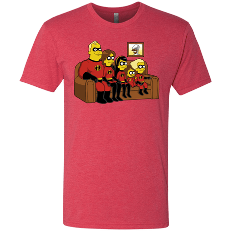 T-Shirts Vintage Red / S Super Family Men's Triblend T-Shirt