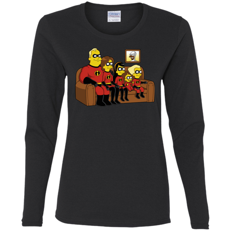 T-Shirts Black / S Super Family Women's Long Sleeve T-Shirt