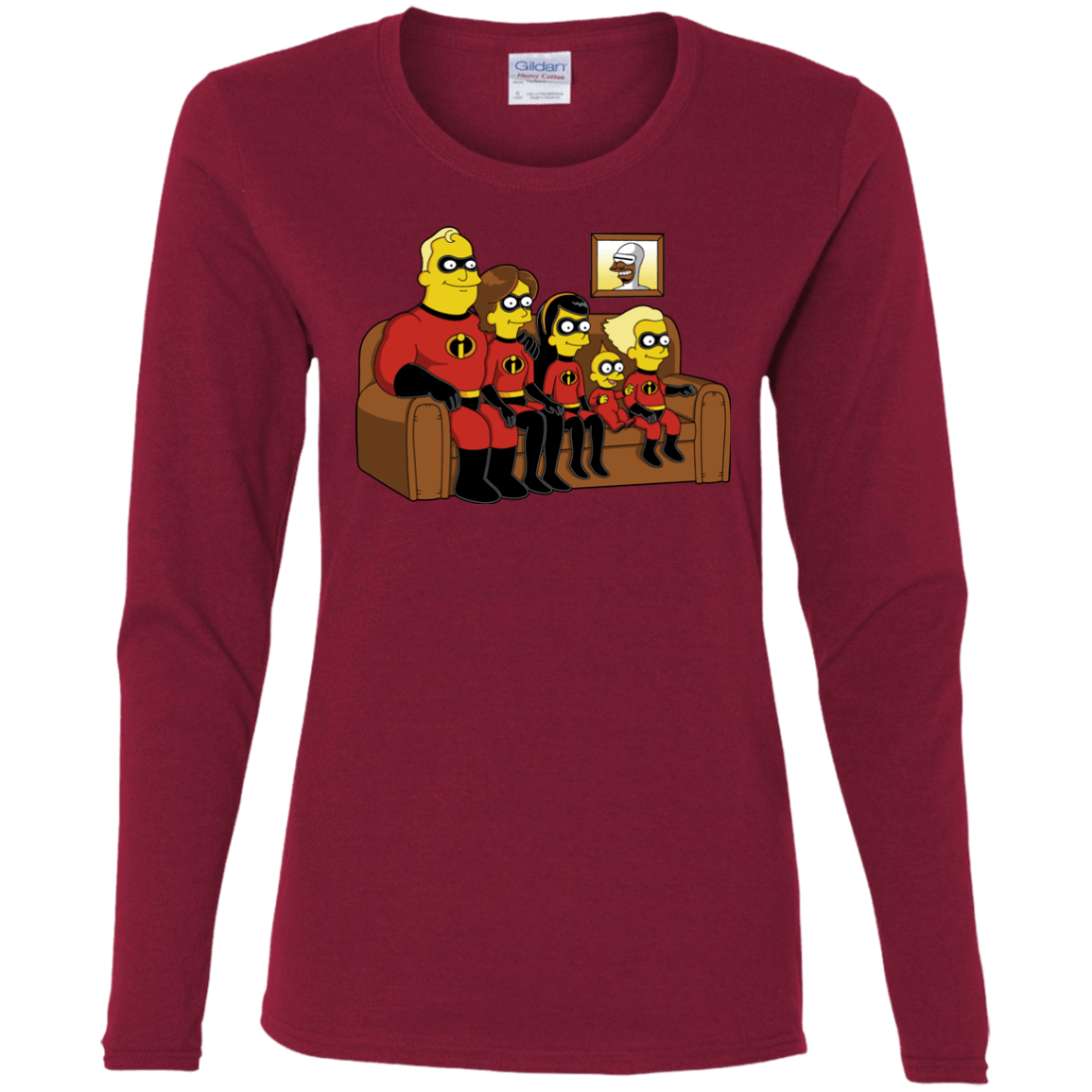 T-Shirts Cardinal / S Super Family Women's Long Sleeve T-Shirt