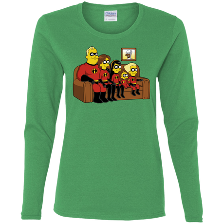 T-Shirts Irish Green / S Super Family Women's Long Sleeve T-Shirt