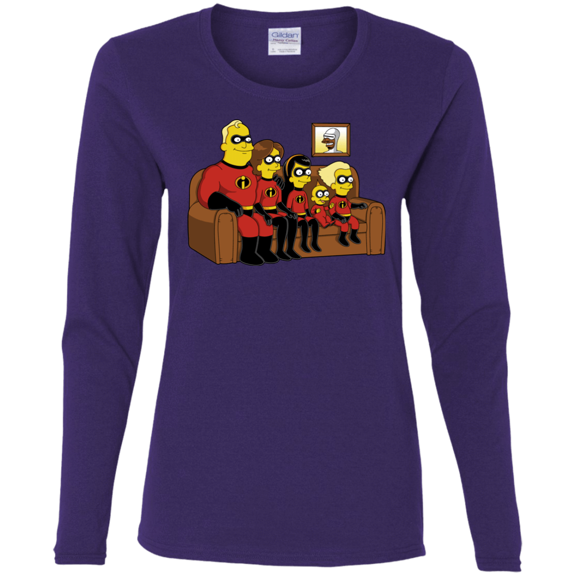 T-Shirts Purple / S Super Family Women's Long Sleeve T-Shirt