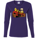 T-Shirts Purple / S Super Family Women's Long Sleeve T-Shirt