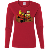 T-Shirts Red / S Super Family Women's Long Sleeve T-Shirt