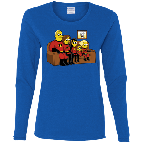 T-Shirts Royal / S Super Family Women's Long Sleeve T-Shirt