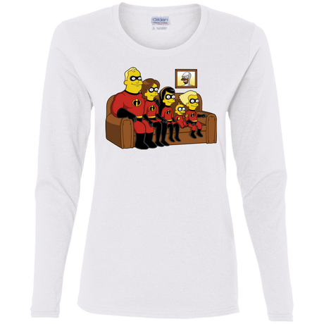 T-Shirts White / S Super Family Women's Long Sleeve T-Shirt