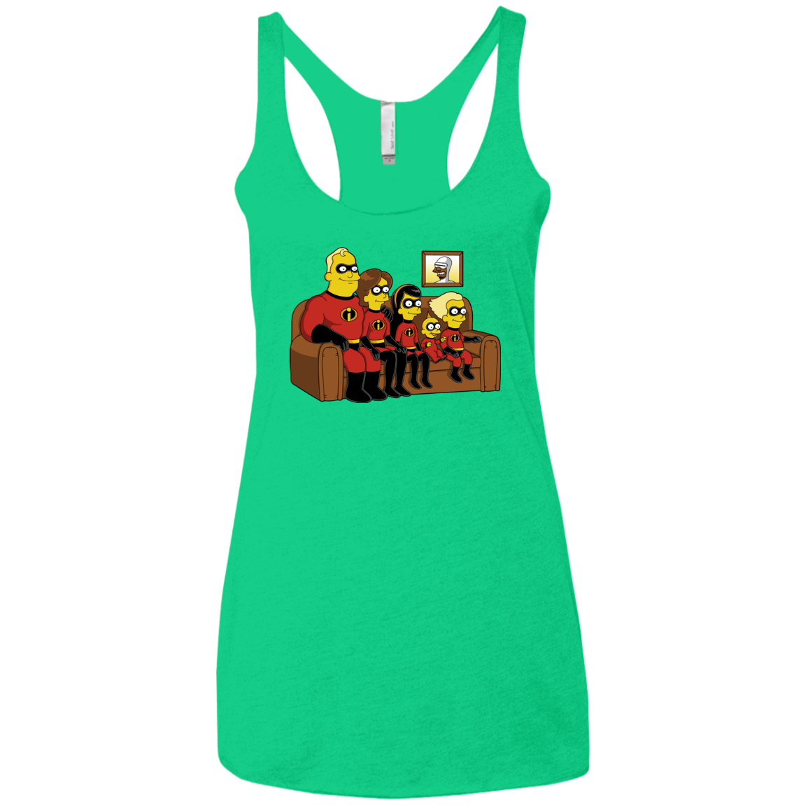 Super Family Women's Triblend Racerback Tank