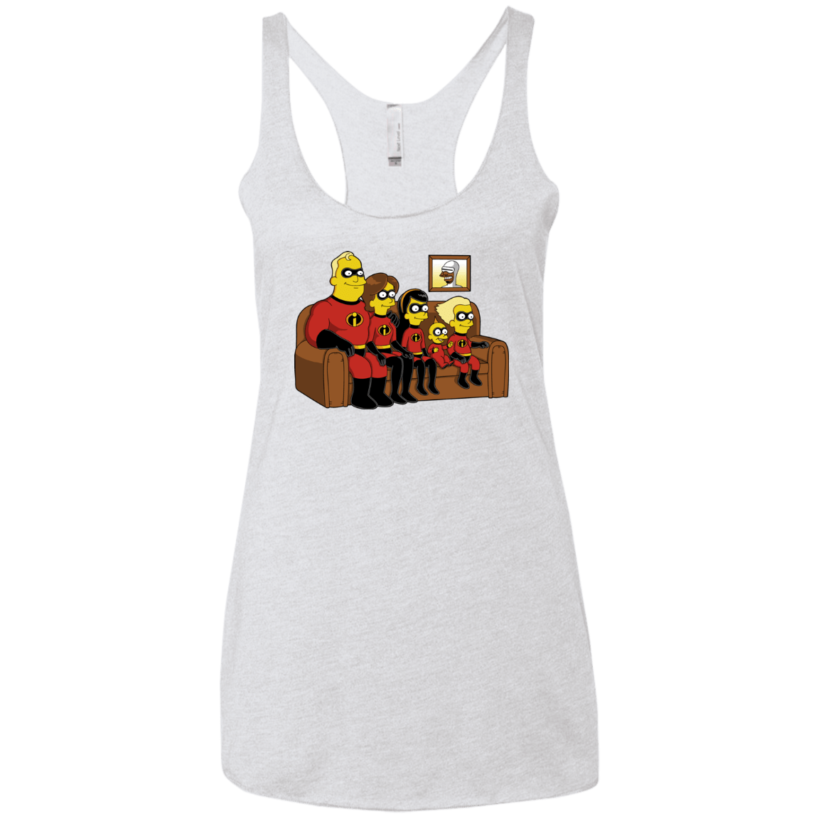 Super Family Women's Triblend Racerback Tank