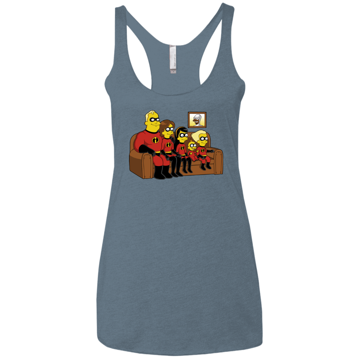 Super Family Women's Triblend Racerback Tank