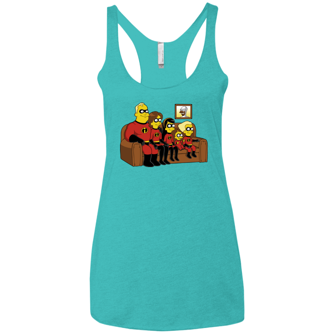 Super Family Women's Triblend Racerback Tank