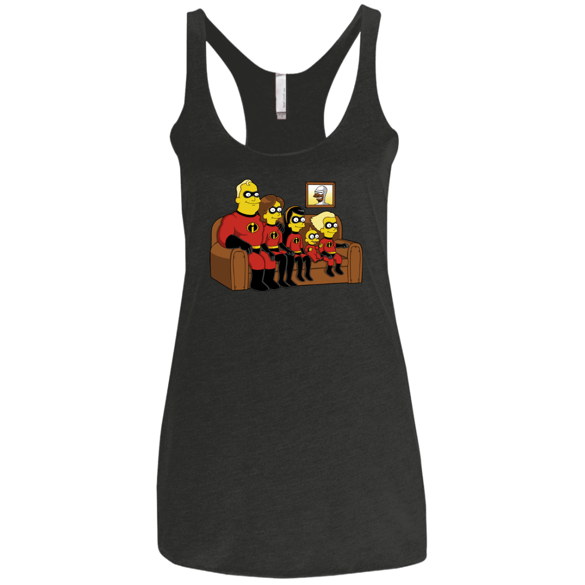 Super Family Women's Triblend Racerback Tank