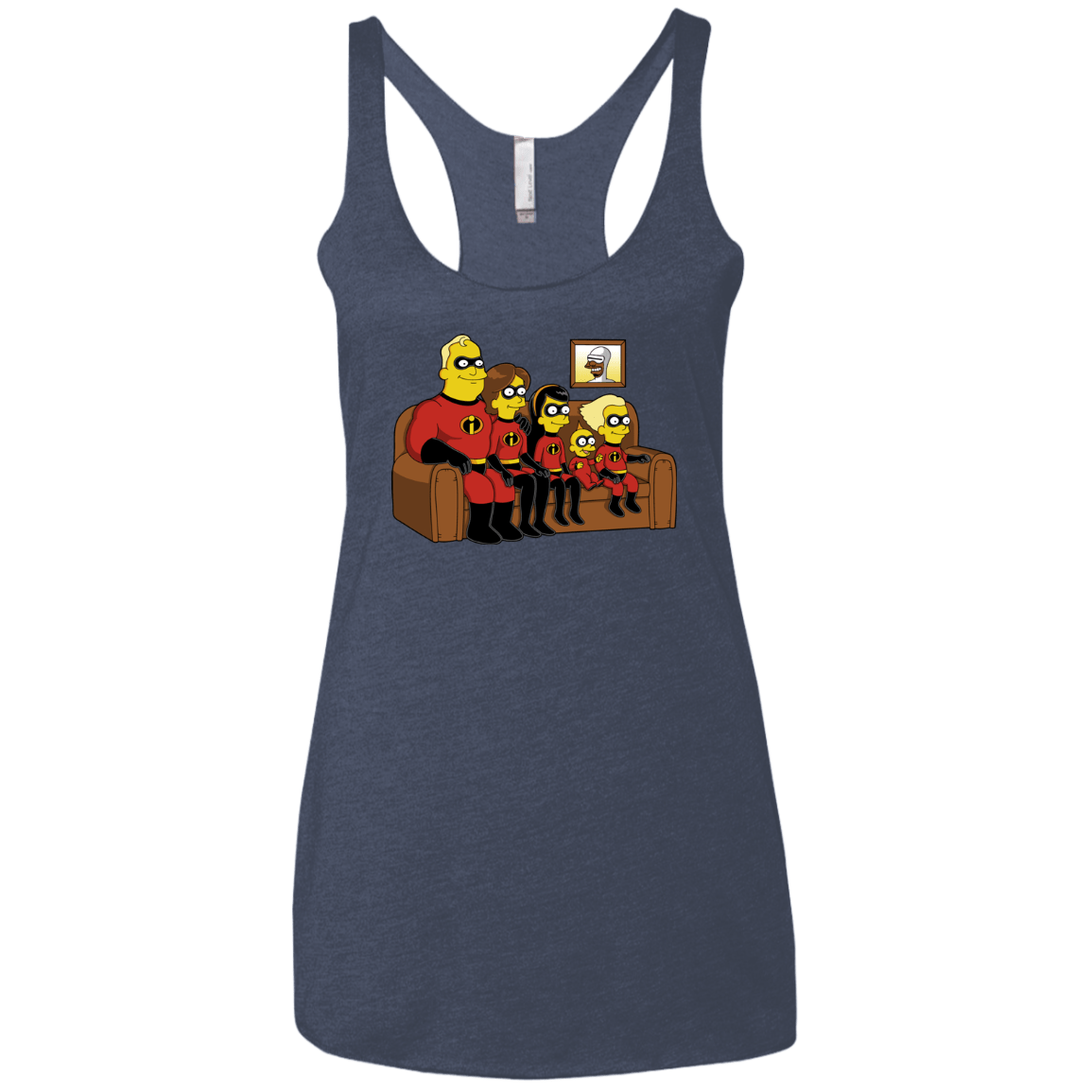 Super Family Women's Triblend Racerback Tank