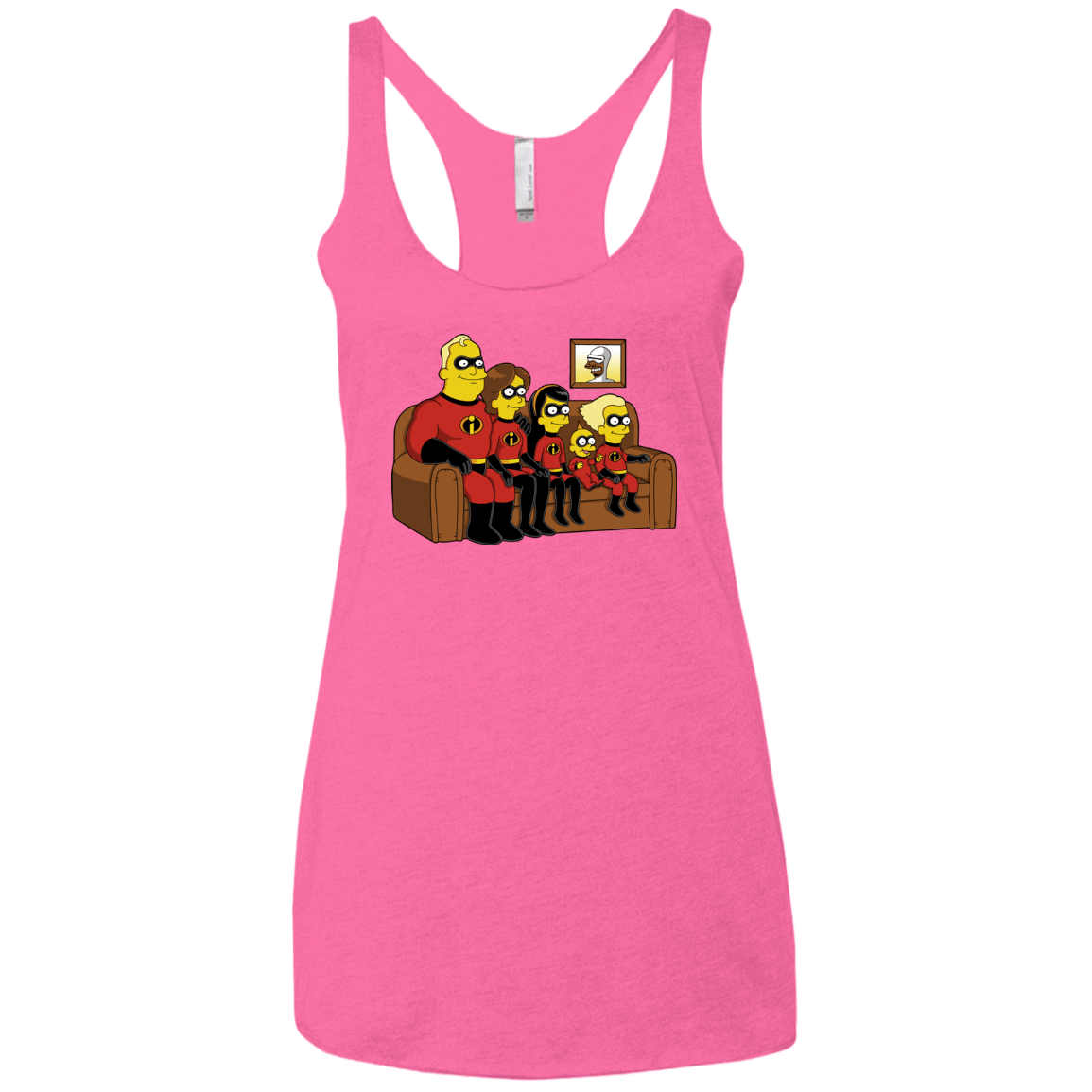Super Family Women's Triblend Racerback Tank