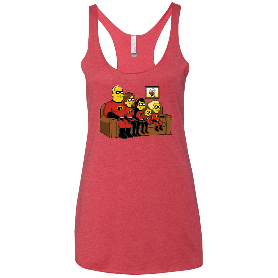 Super Family Women's Triblend Racerback Tank