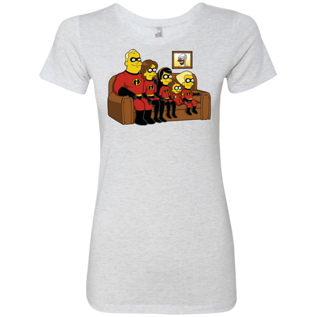 T-Shirts Heather White / S Super Family Women's Triblend T-Shirt