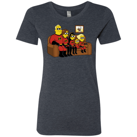 T-Shirts Vintage Navy / S Super Family Women's Triblend T-Shirt