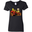 T-Shirts Black / S Super Family Women's V-Neck T-Shirt