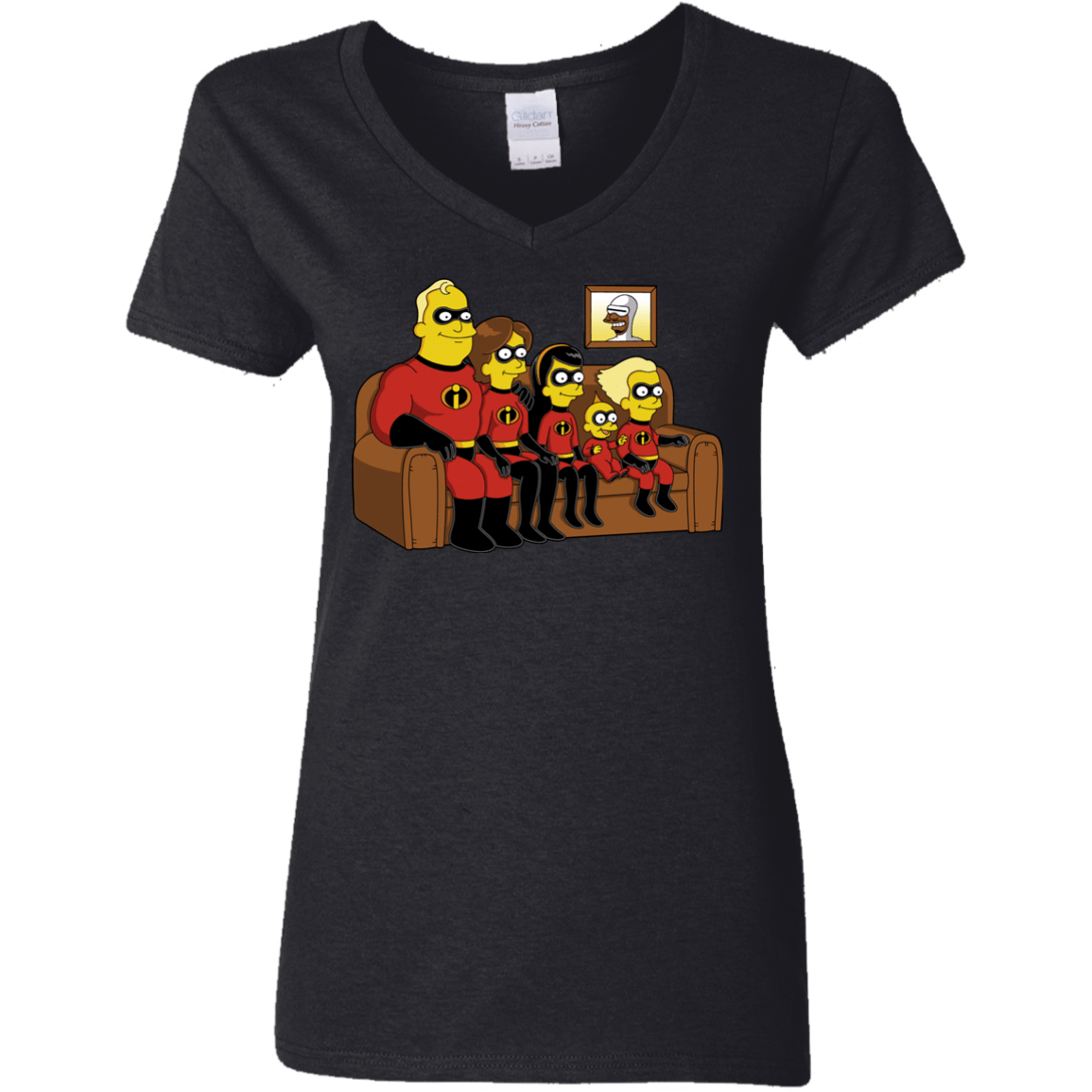 T-Shirts Black / S Super Family Women's V-Neck T-Shirt