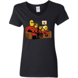 T-Shirts Black / S Super Family Women's V-Neck T-Shirt