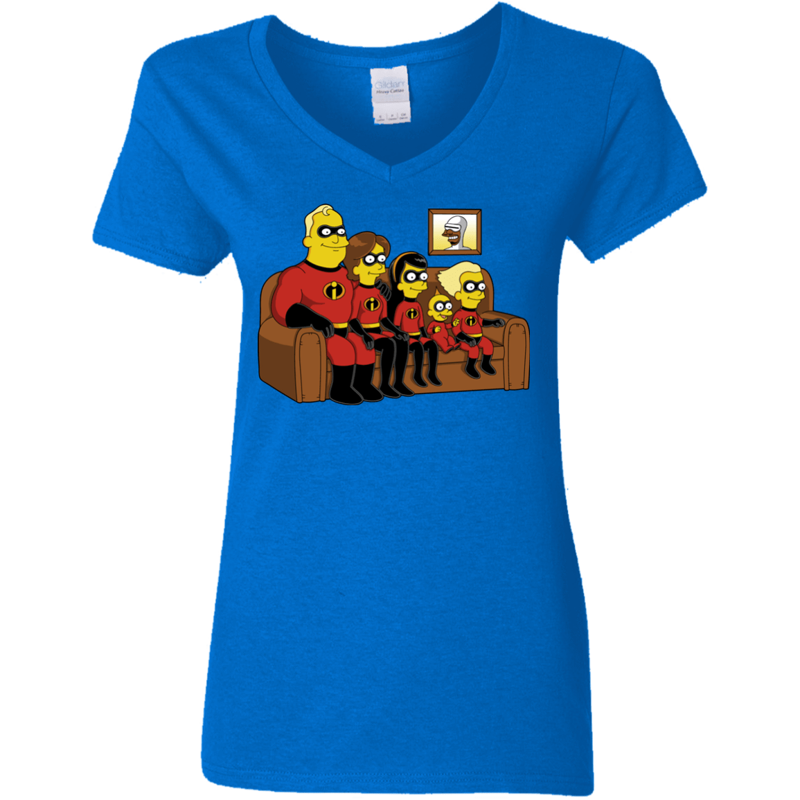 T-Shirts Royal / S Super Family Women's V-Neck T-Shirt