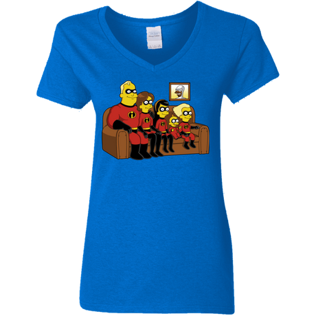 T-Shirts Royal / S Super Family Women's V-Neck T-Shirt