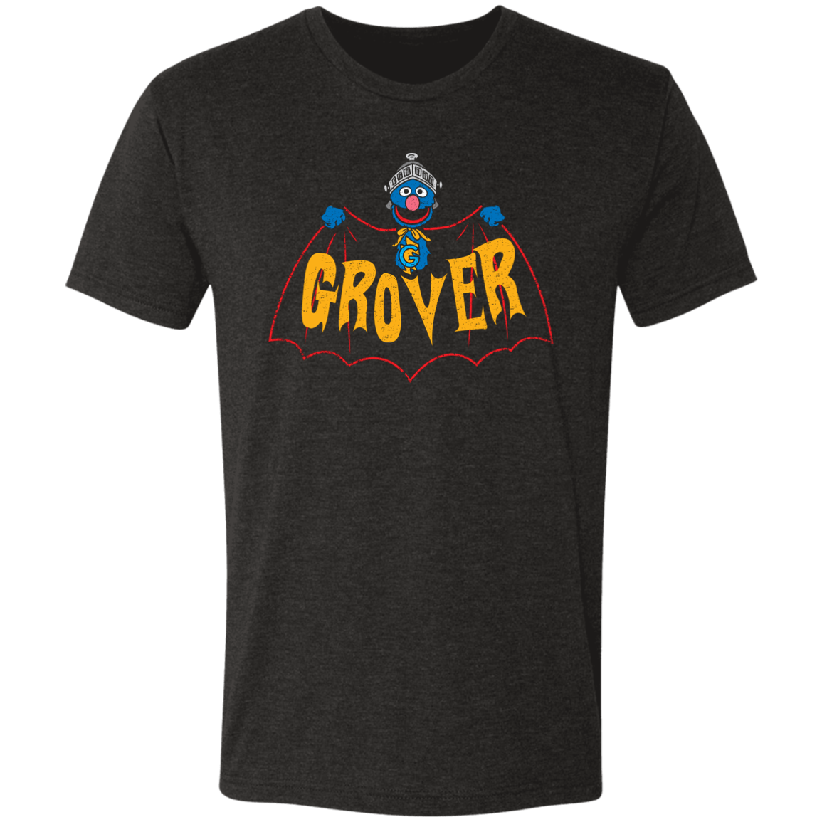 T-Shirts Vintage Black / S Super Grover Men's Triblend T-Shirt