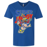 T-Shirts Royal / X-Small Super Jiggy Bros Men's Premium V-Neck