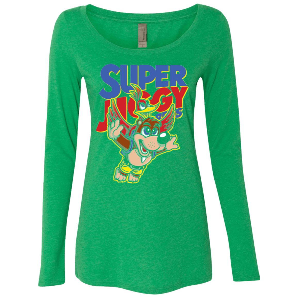 T-Shirts Envy / Small Super Jiggy Bros Women's Triblend Long Sleeve Shirt