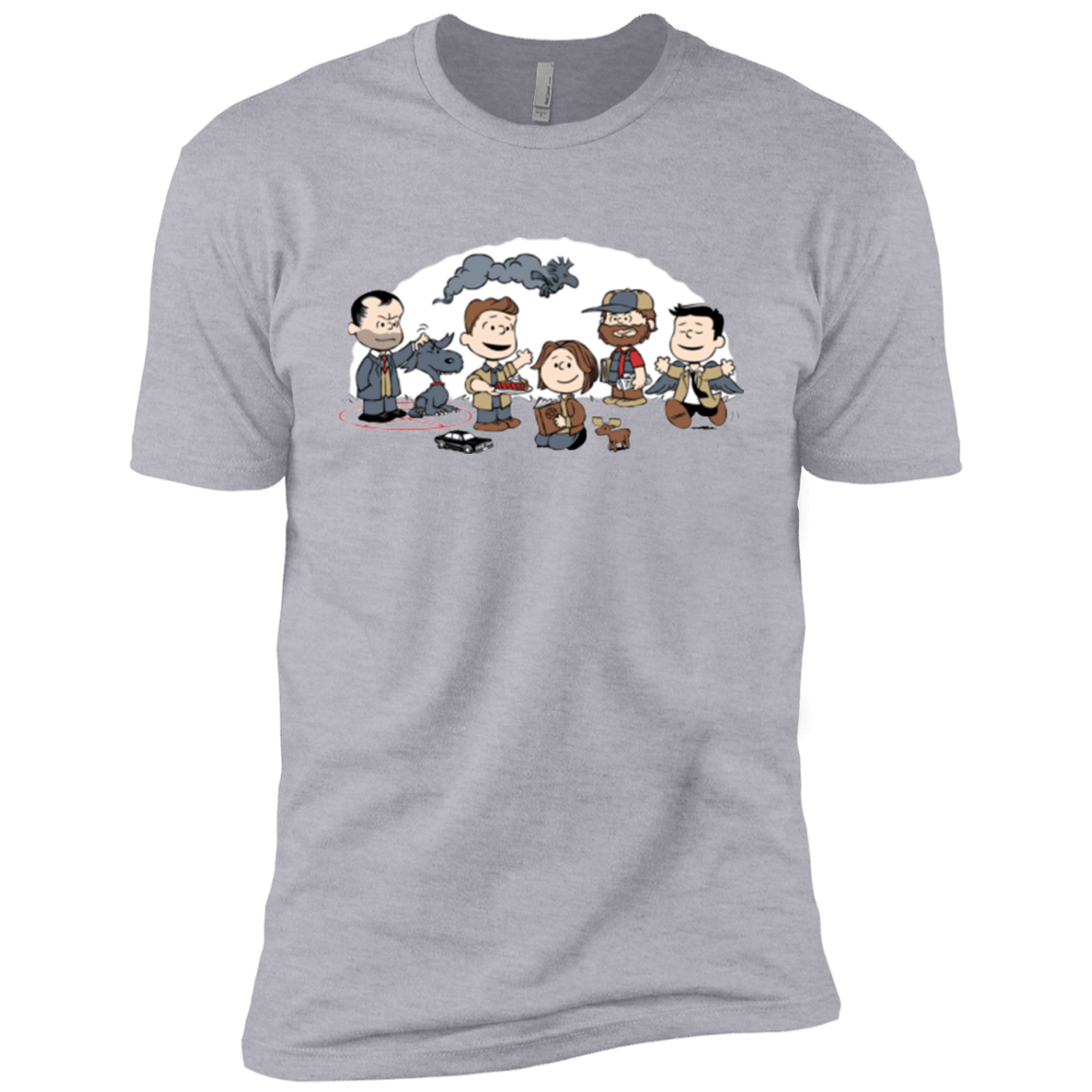 T-Shirts Heather Grey / YXS Super Nutural Boys Premium T-Shirt