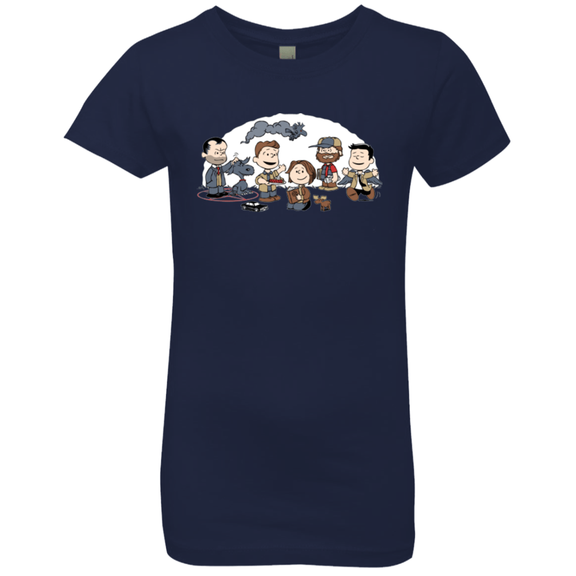 T-Shirts Midnight Navy / YXS Super Nutural Girls Premium T-Shirt