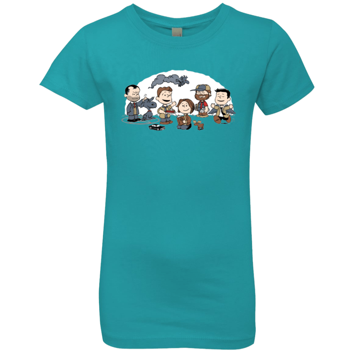 T-Shirts Tahiti Blue / YXS Super Nutural Girls Premium T-Shirt