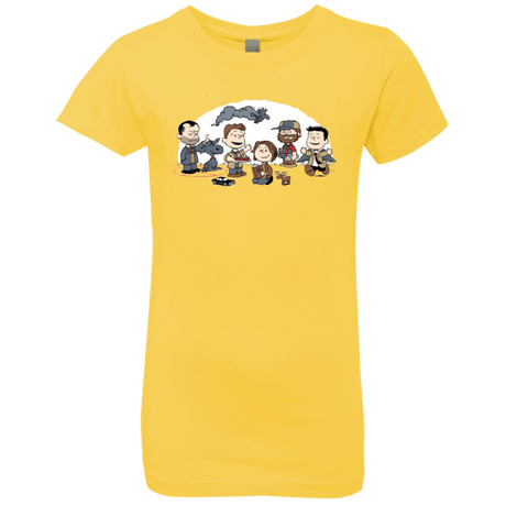 T-Shirts Vibrant Yellow / YXS Super Nutural Girls Premium T-Shirt