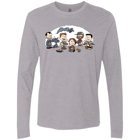 T-Shirts Heather Grey / Small Super Nutural Men's Premium Long Sleeve