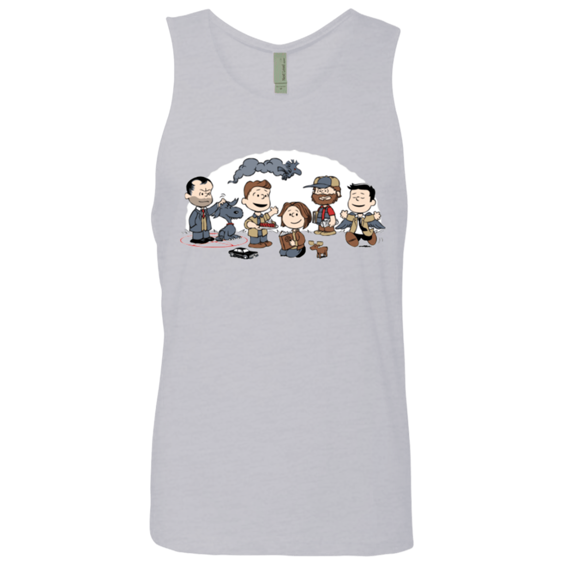 T-Shirts Heather Grey / Small Super Nutural Men's Premium Tank Top