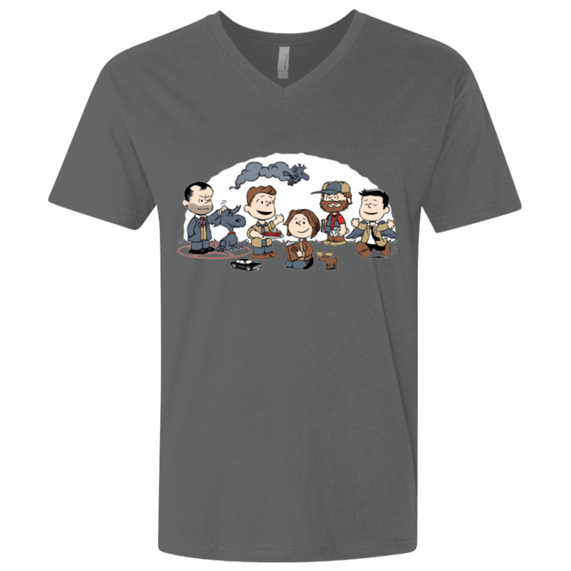 T-Shirts Heavy Metal / X-Small Super Nutural Men's Premium V-Neck