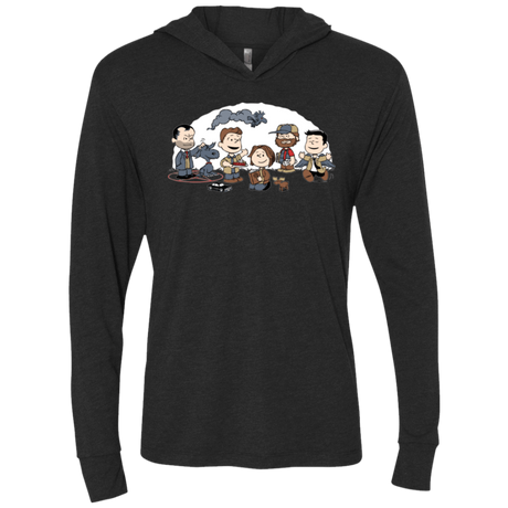 T-Shirts Vintage Black / X-Small Super Nutural Triblend Long Sleeve Hoodie Tee