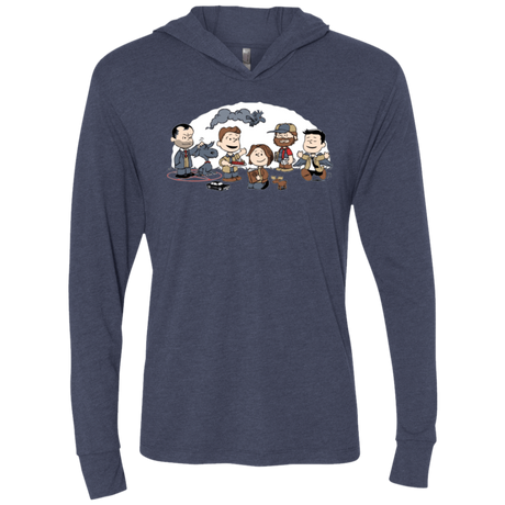 T-Shirts Vintage Navy / X-Small Super Nutural Triblend Long Sleeve Hoodie Tee