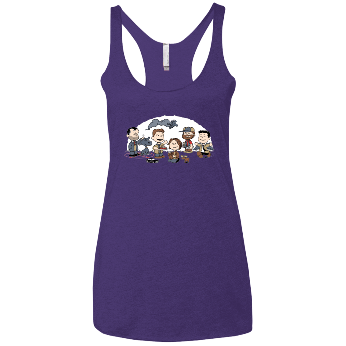 T-Shirts Purple / X-Small Super Nutural Women's Triblend Racerback Tank