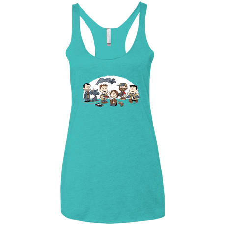 T-Shirts Tahiti Blue / X-Small Super Nutural Women's Triblend Racerback Tank