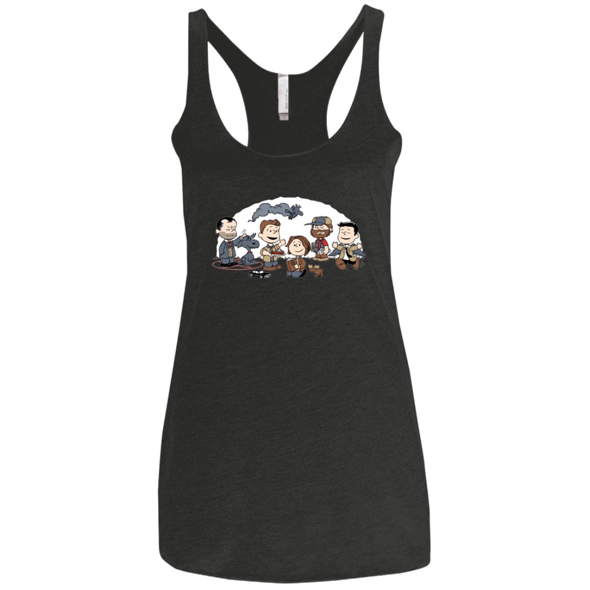 T-Shirts Vintage Black / X-Small Super Nutural Women's Triblend Racerback Tank