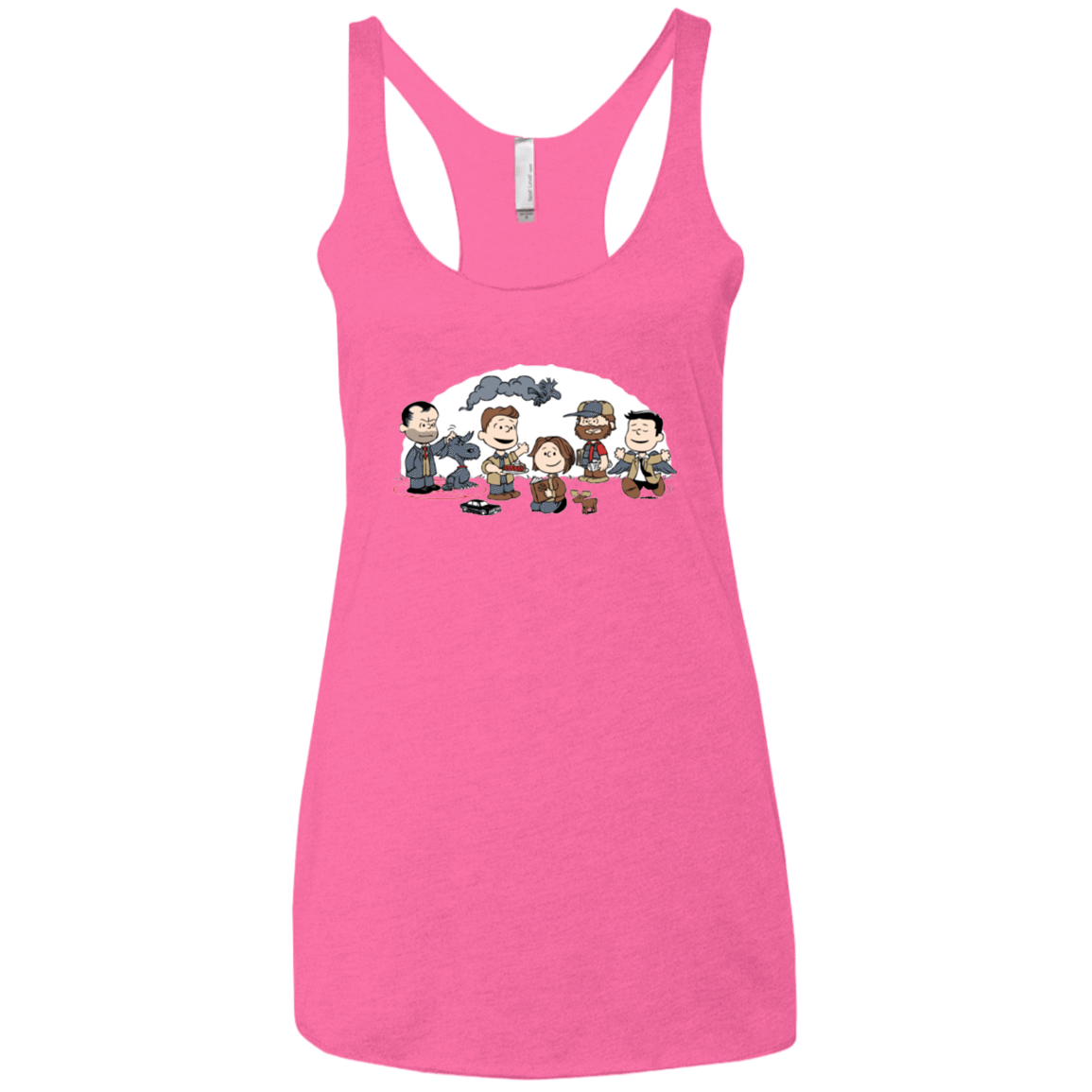 T-Shirts Vintage Pink / X-Small Super Nutural Women's Triblend Racerback Tank