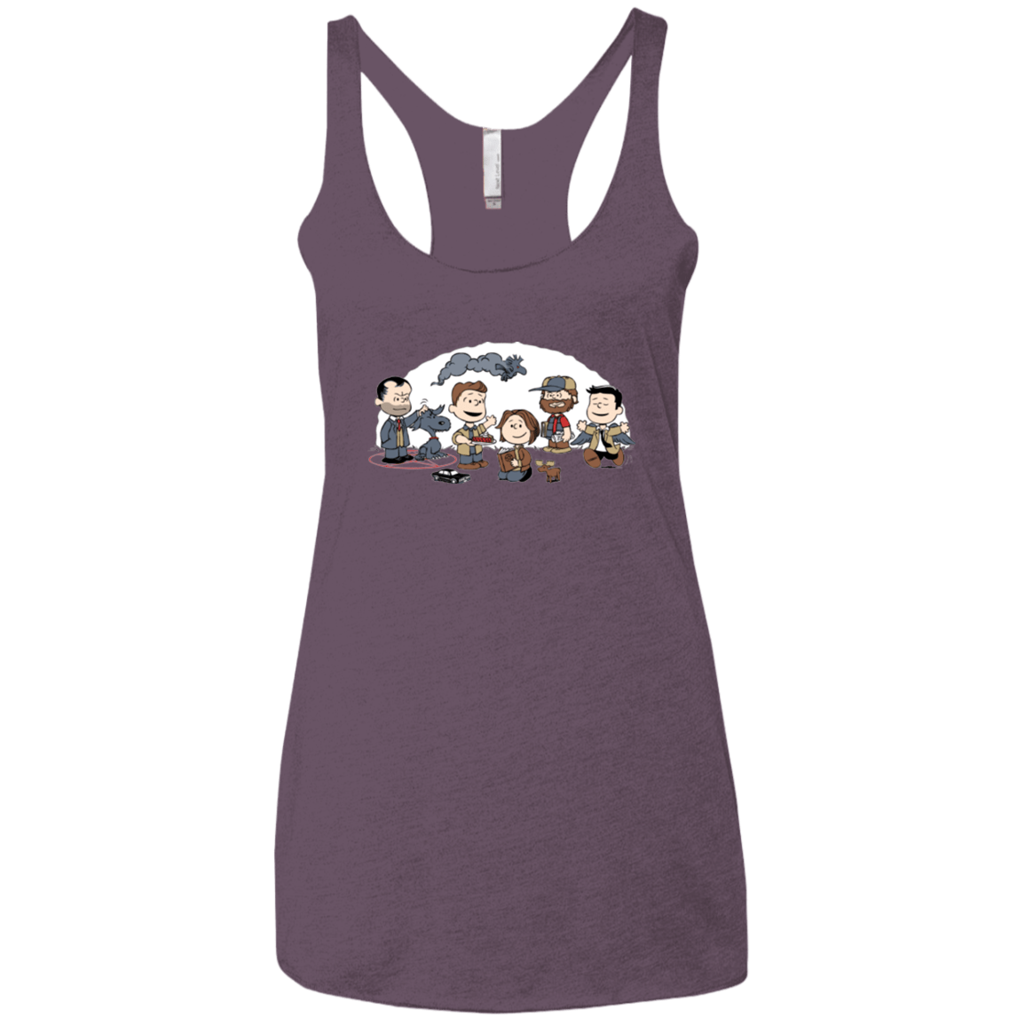 T-Shirts Vintage Purple / X-Small Super Nutural Women's Triblend Racerback Tank