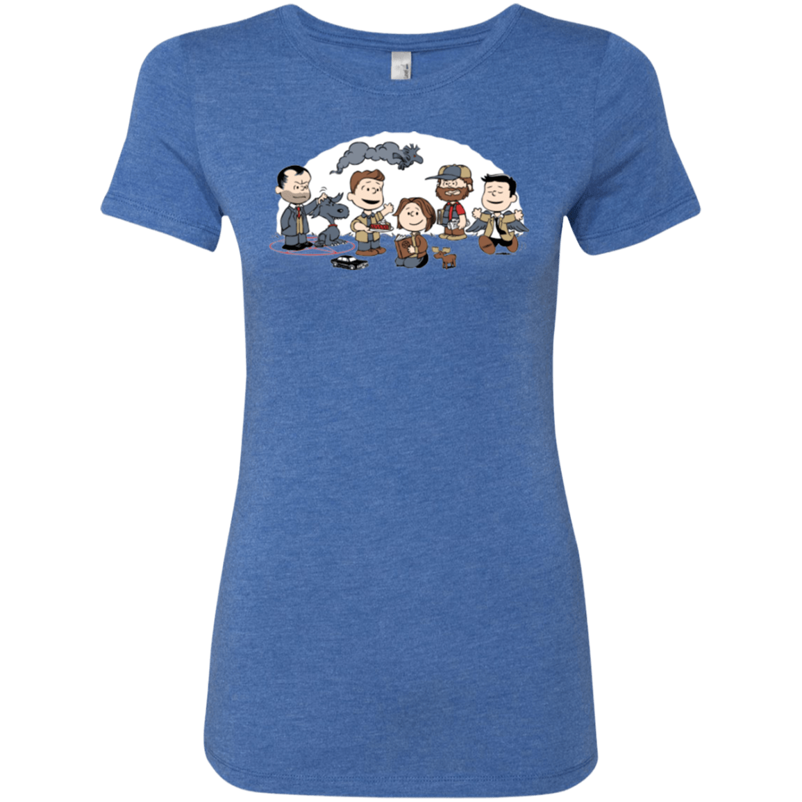 T-Shirts Vintage Royal / Small Super Nutural Women's Triblend T-Shirt