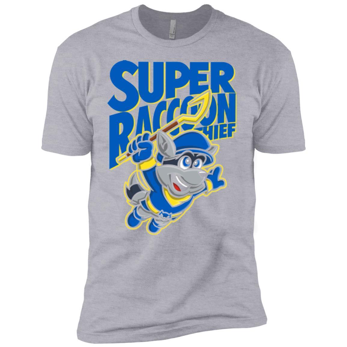 T-Shirts Heather Grey / YXS Super Racoon Thief Boys Premium T-Shirt