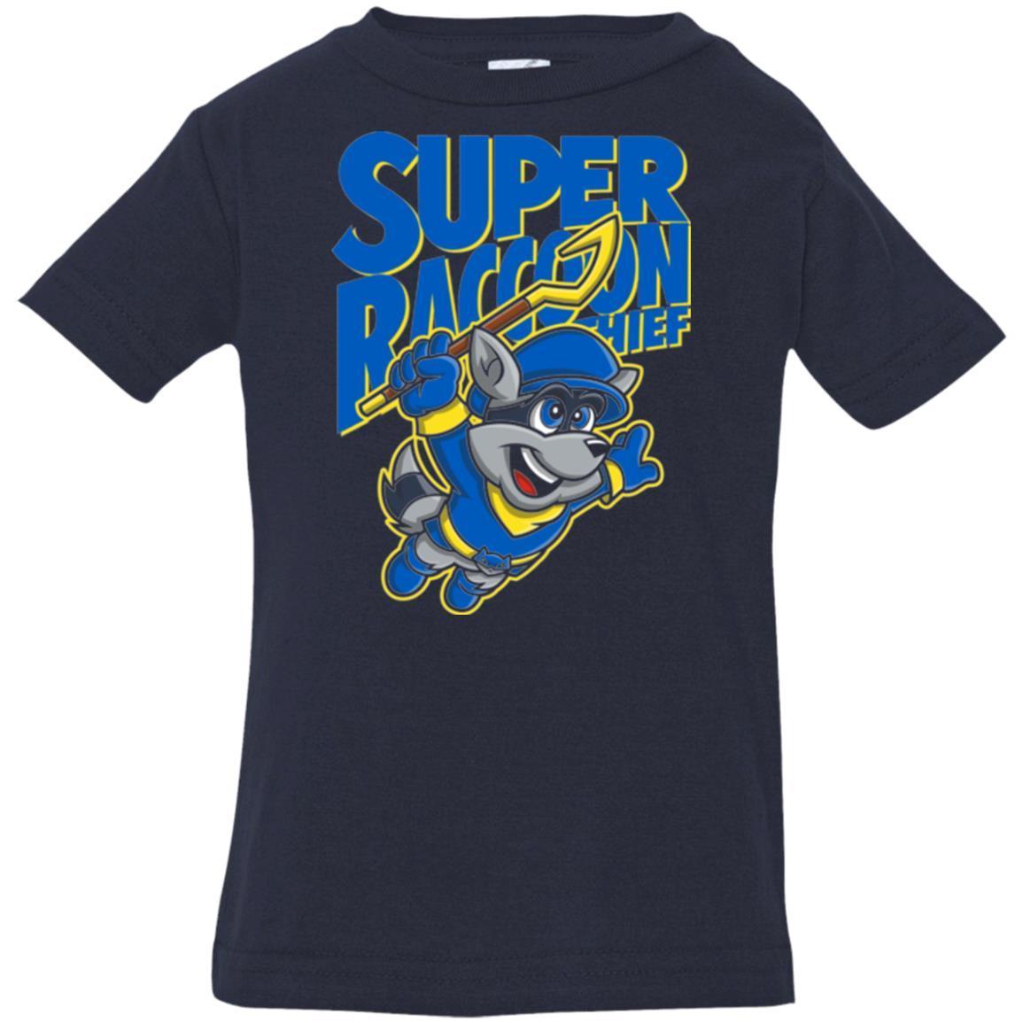T-Shirts Navy / 6 Months Super Racoon Thief Infant Premium T-Shirt
