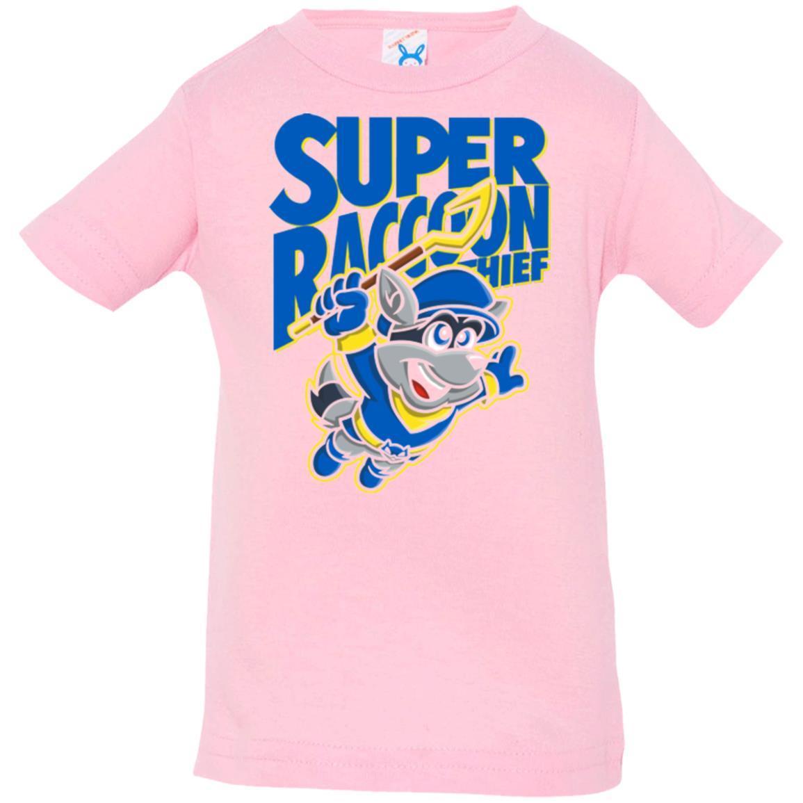 T-Shirts Pink / 6 Months Super Racoon Thief Infant Premium T-Shirt