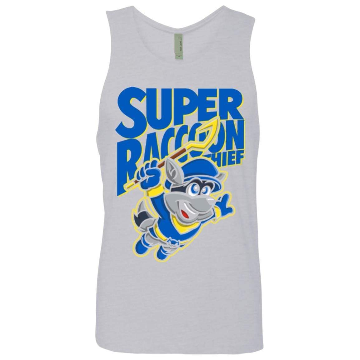 T-Shirts Heather Grey / Small Super Racoon Thief Men's Premium Tank Top