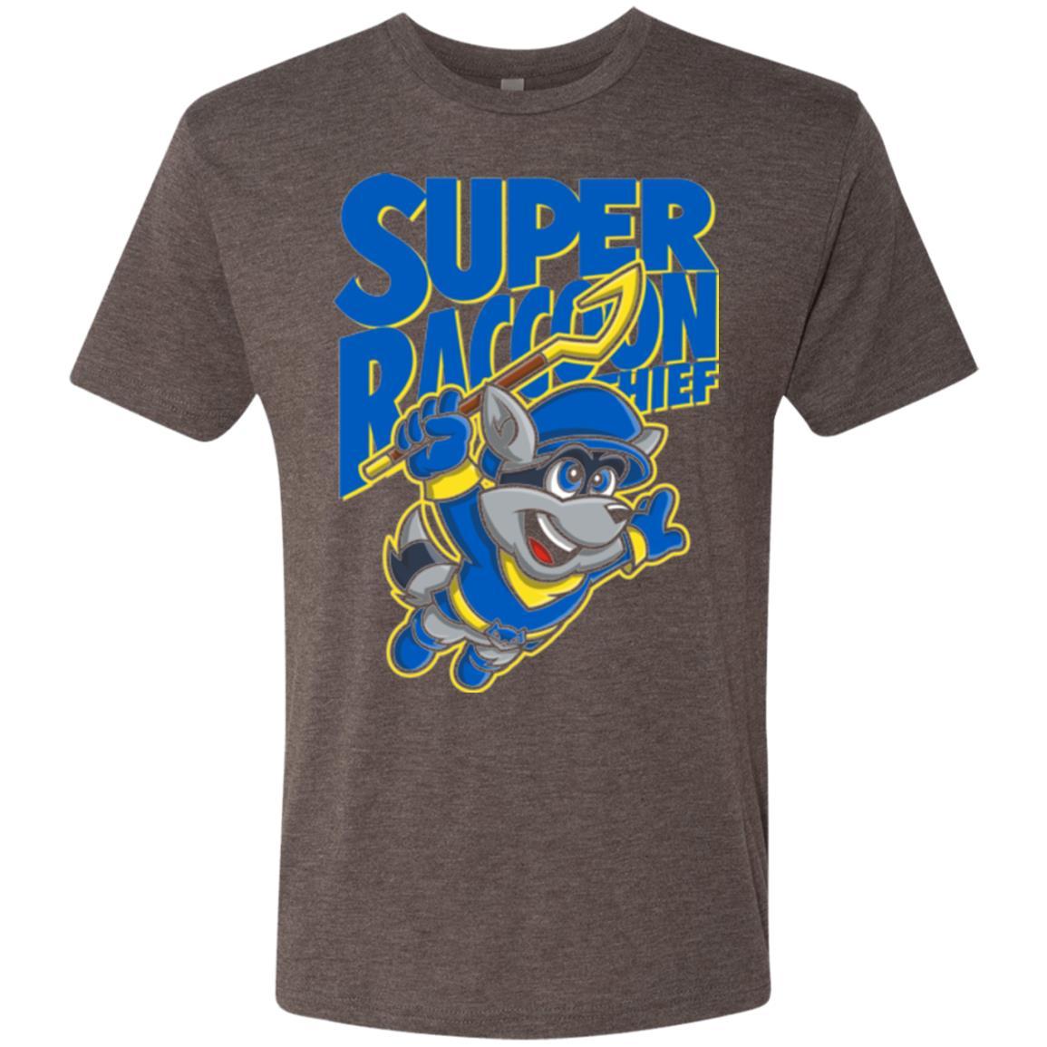 T-Shirts Macchiato / Small Super Racoon Thief Men's Triblend T-Shirt