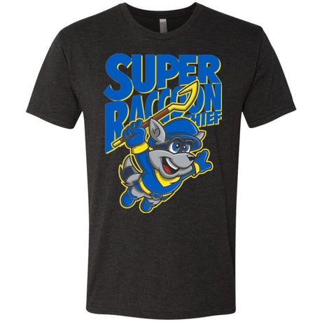 T-Shirts Vintage Black / Small Super Racoon Thief Men's Triblend T-Shirt