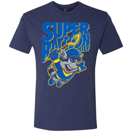 T-Shirts Vintage Navy / Small Super Racoon Thief Men's Triblend T-Shirt