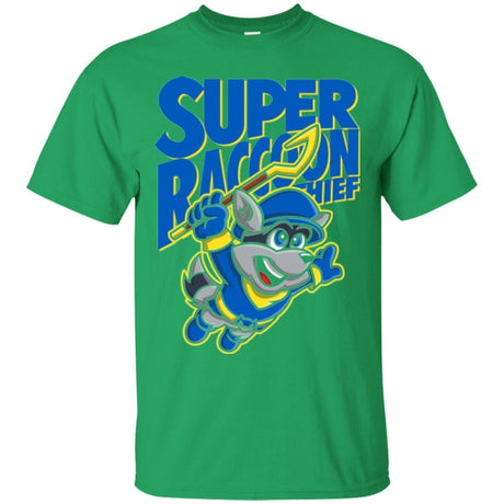 T-Shirts Irish Green / Small Super Racoon Thief T-Shirt